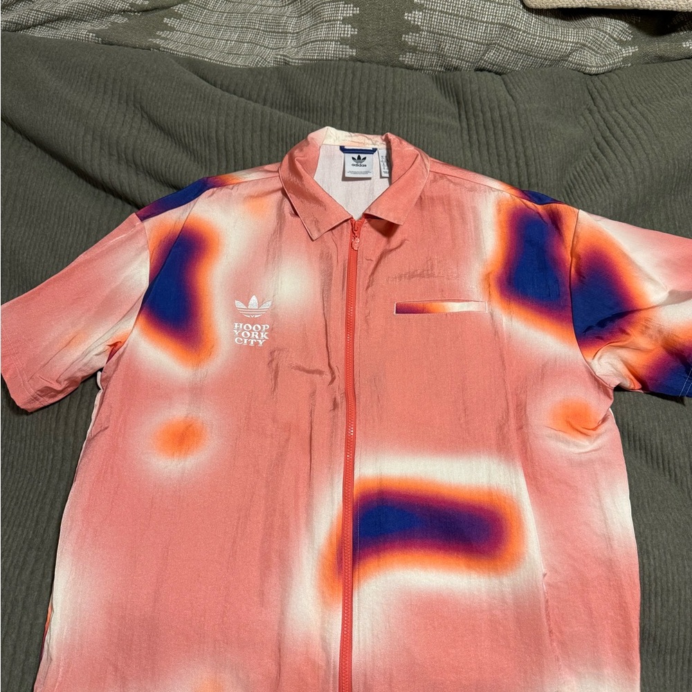 Adidas Men's Multicolor Short Sleeve Shirt
